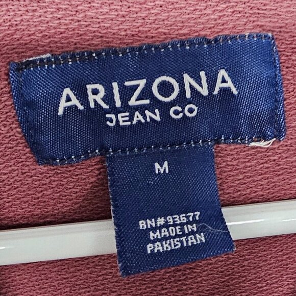 Arizona Jean Co Mauve Distressed Smiley Face Happiness Grunge Rave Hoodie M - Picture 14 of 16